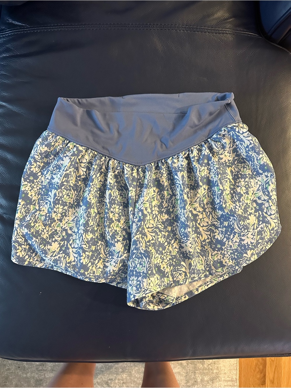 OFFLINE Blue Floral Women’s Running Shorts